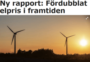 fordubblat elpris i framtiden