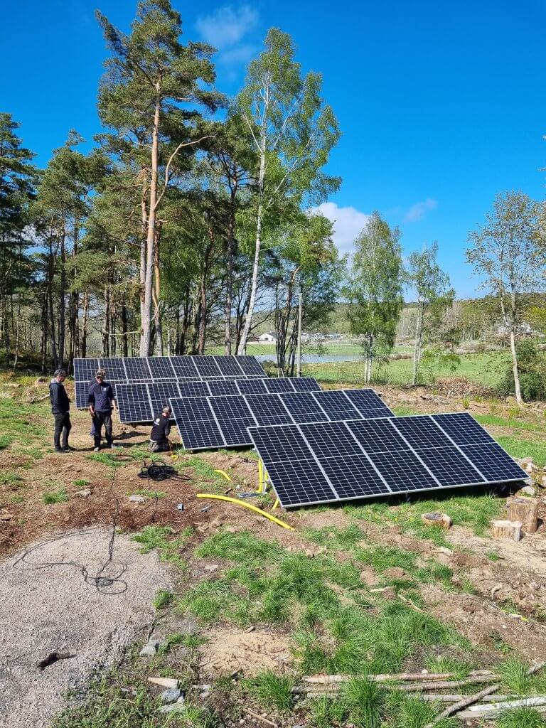 Markanläggning 15 kW i Kungsbacka