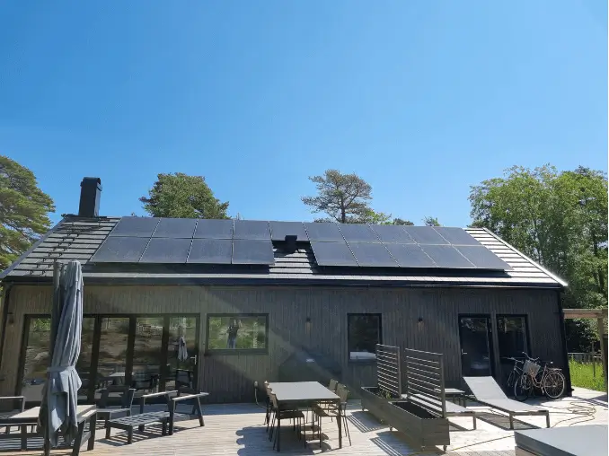 Villa med solceller från Paneltaket i Malmö