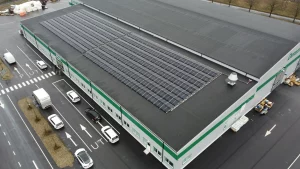 Företag med solceller
