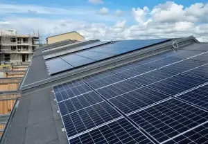 Brf i Lund med solceller